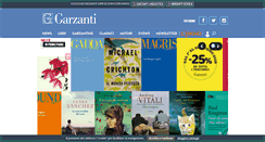 Desktop Screenshot of garzanti.it